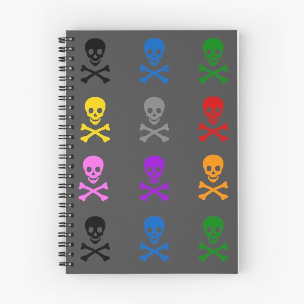 Item preview, Skull and Cross Bones symbols sheet in multiple colours designed and sold by effervescence.