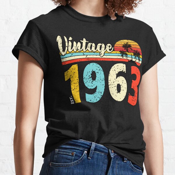 59 Year Old Vintage 1963 Limited Edition 59th Birthday - Retro Birthday 1963 Classic T-Shirt