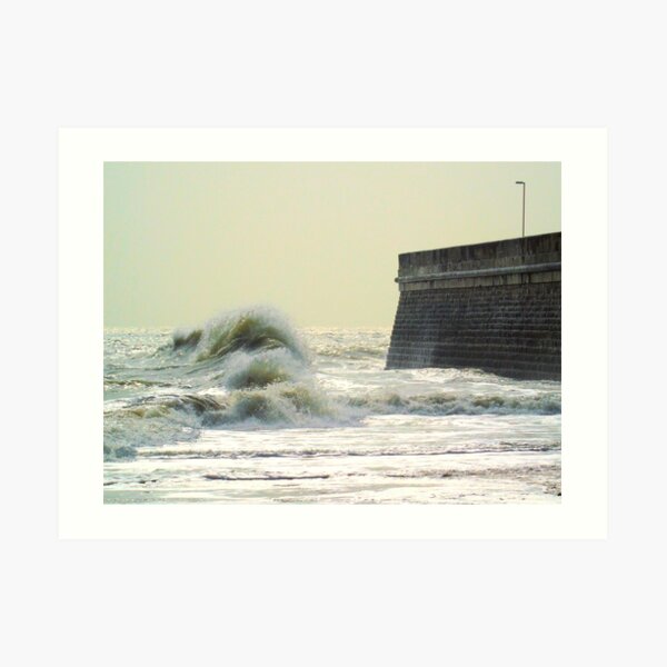Waves over Ramsgate Art Print