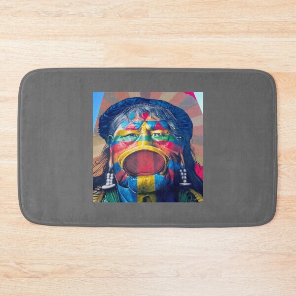 Item preview, Last Shaman Raoni, Eduardo Kobra Street Art Piece, Amazon Forest Classic designed and sold by AnahiDenesik.