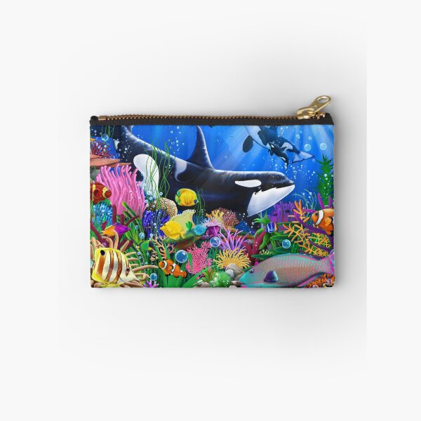 Item preview, Orca's Beautiful Reef designed and sold by GeraldNewtonArt.