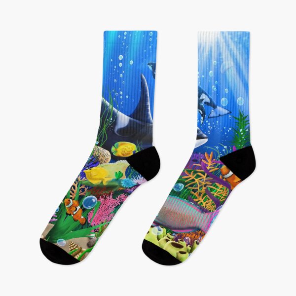 Item preview, Orca's Beautiful Reef designed and sold by GeraldNewtonArt.