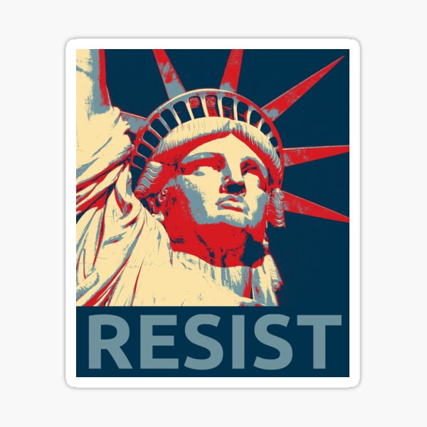 Item preview, Anti-Trump Resist Statue of Liberty designed and sold by rickyroekowski.