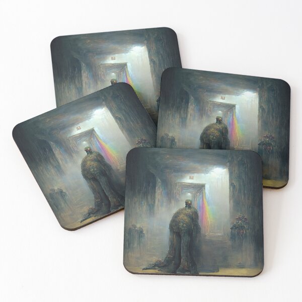 Item preview, Spooky Abstract Pride Painting designed and sold by Trey Coe.