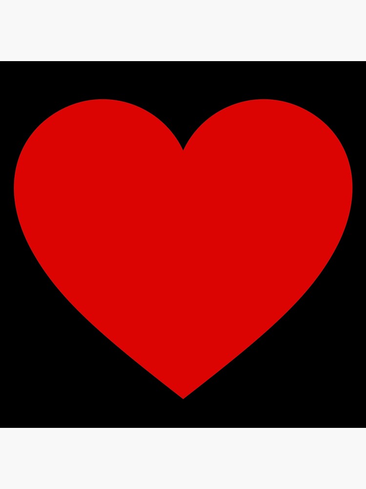 red-heart-symbol-poster-by-effervescence-redbubble