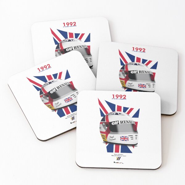 Item preview, Nigel Mansell 1992 - Helmet flag champion designed and sold by JageOwen.