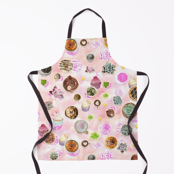 Item preview, Kawaii Pink succulent magic cakes life pattern for bakery lovers designed and sold by The Nerd Gift Source.