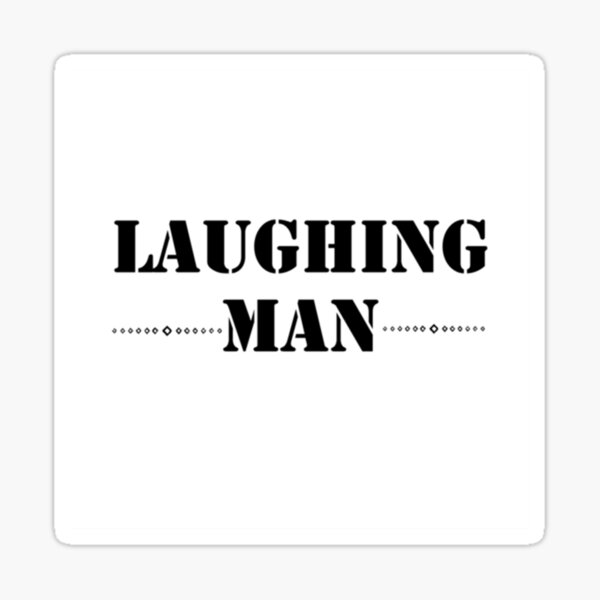 Item preview, Laughing Man.Graphic Design for  designed and sold by AnahiDenesik.