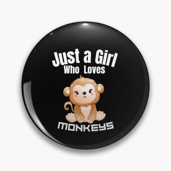 Item preview, Just a Girl Who loves Monkeys #03 designed and sold by WaguinhoTex.