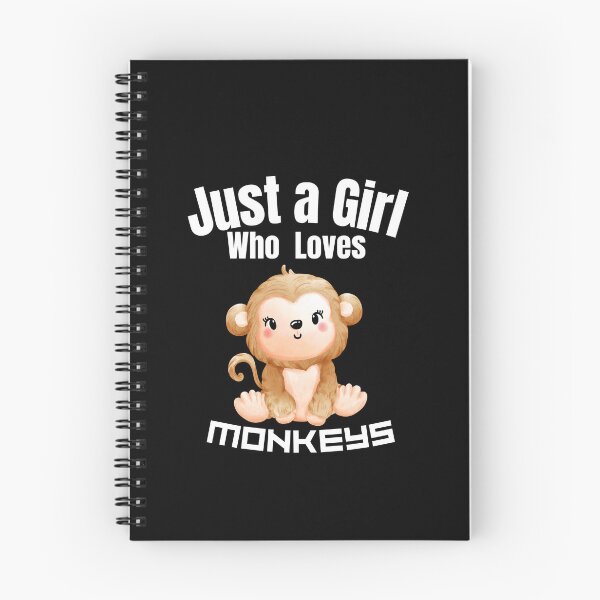 Item preview, Just a Girl Who loves Monkeys #03 designed and sold by WaguinhoTex.