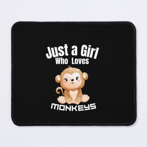 Item preview, Just a Girl Who loves Monkeys #03 designed and sold by WaguinhoTex.