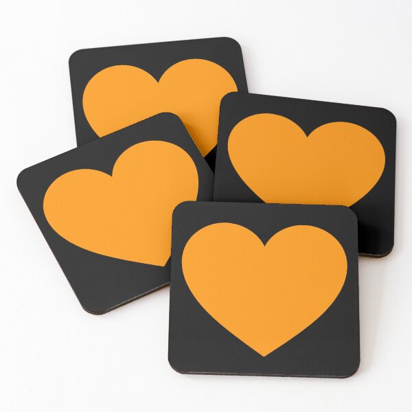 Item preview, Orange Heart symbol designed and sold by effervescence.