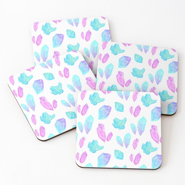Item preview, Pastel Watercolor Crystals | Nikury designed and sold by nikury.