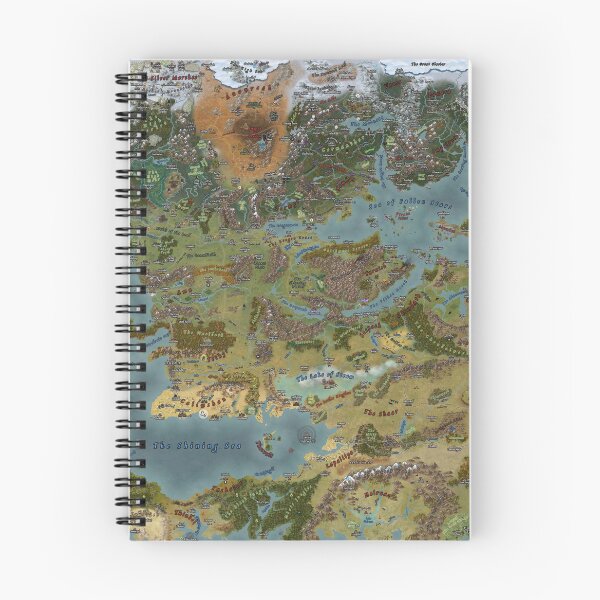 Item preview, Detailed Map of the Forgotten Realms designed and sold by DGthenew1D.