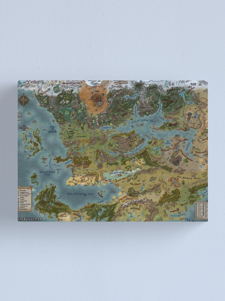 3 DnD Map outlet Posters on Canvas