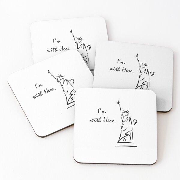 Item preview, Statue of Liberty | I'm with here T-Shirt - NYC Statue Shirt designed and sold by AlphaMstudio.