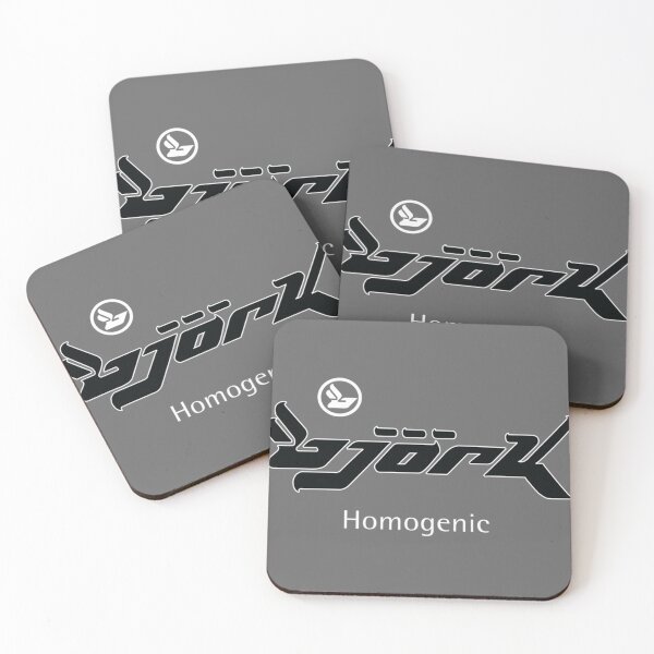 Item preview, Art of Bjork Homogenic Logo (Black  White) Essential designed and sold by AndreNolan.