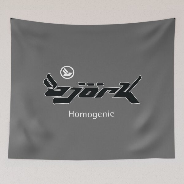Item preview, Art of Bjork Homogenic Logo (Black  White) Essential designed and sold by AndreNolan.