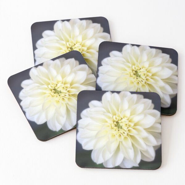Item preview, Dreamy White Dahlia designed and sold by hurmerinta.