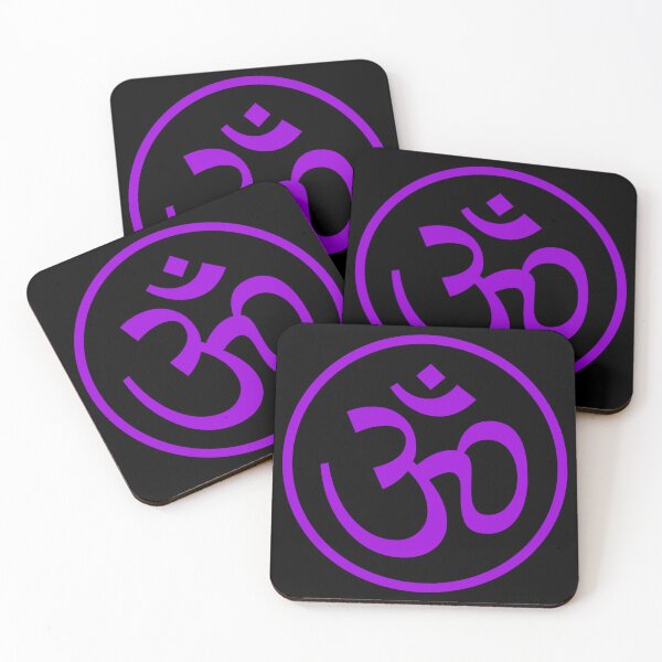 Artikelvorschau, Lila Aum oder Om-Symbol entworfen und verkauft von effervescence.