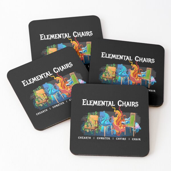 Item preview, Elemental Chairs Chairs Fire Earth Essential T-Shirt designed and sold by saurelmosert.