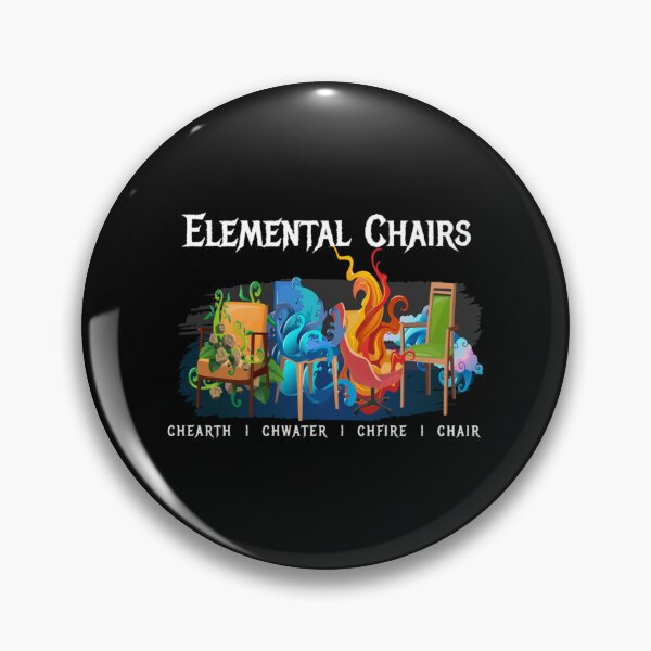 Item preview, Elemental Chairs Chairs Fire Earth Essential T-Shirt designed and sold by saurelmosert.