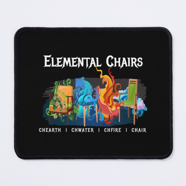 Item preview, Elemental Chairs Chairs Fire Earth Essential T-Shirt designed and sold by saurelmosert.