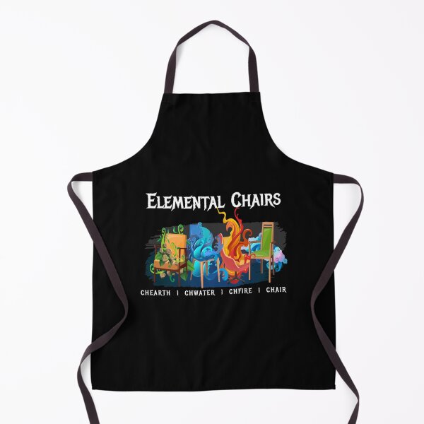 Item preview, Elemental Chairs Chairs Fire Earth Essential T-Shirt designed and sold by saurelmosert.