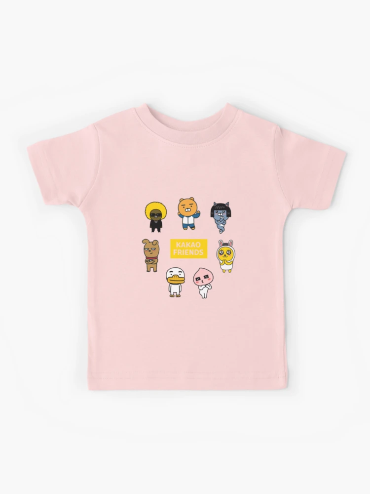 【CPGN X KAKAO FRIENDS】HAPPY FREINDS Short Sleeve Tee Apricot Studios x Kakao Friends - Short Sleeve T-Shirt (Kids