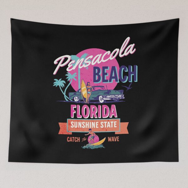 Item preview, Pensacola Beach Retro Florida designed and sold by jiromie.