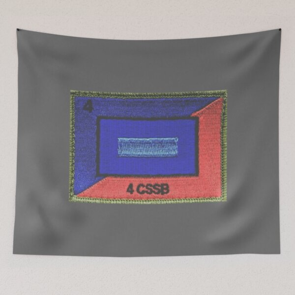 Item preview, 4 CSSB colour patch - ‘the famous fighting fourth’ Classic designed and sold by EnidJohnston.