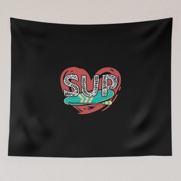 Artikelvorschau, Sup Heart Stand Up Paddle Board Love Water Sports Paddling Sticker entworfen und verkauft von dianemiriami6.