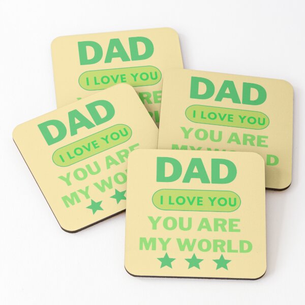 Item preview,  Dad I love You ,You Are My World ,Happy Fathers Day  designed and sold by DeeCeeFashion.