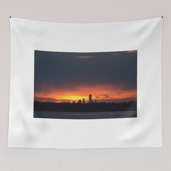 Item preview, Silhouette Sunset on NYC designed and sold by KarenDinan.