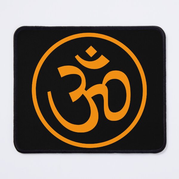 Item preview, Orange Aum or Om symbol designed and sold by effervescence.