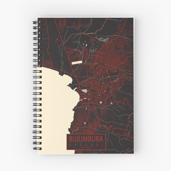 Item preview, Bujumbura City Map of Burundi - Vector designed and sold by deMAP.