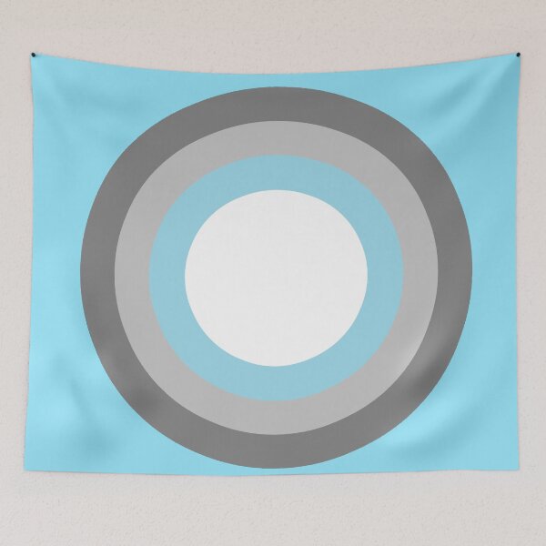 Item preview, Demiboy Pride Flag Circle designed and sold by kiippers.