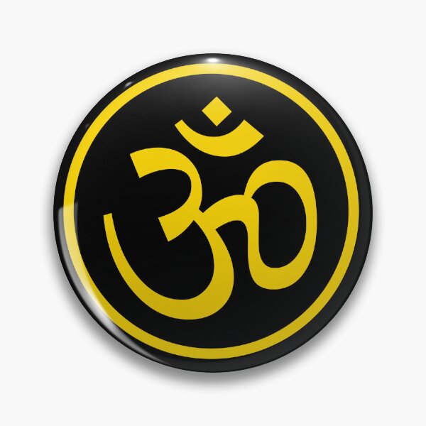 Item preview, Yellow Aum or Om symbol designed and sold by effervescence.