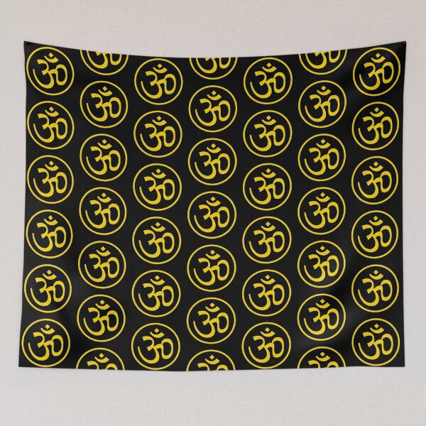 Item preview, Yellow Aum or Om symbol designed and sold by effervescence.