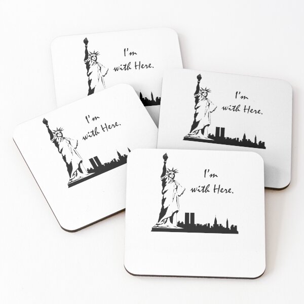 Item preview, Statue of Liberty | I'm with here T-Shirt - NYC Statue Shirt designed and sold by AlphaMstudio.