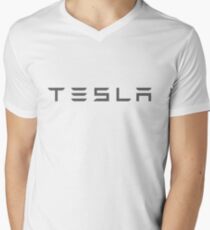 Tesla V-Neck T-Shirt