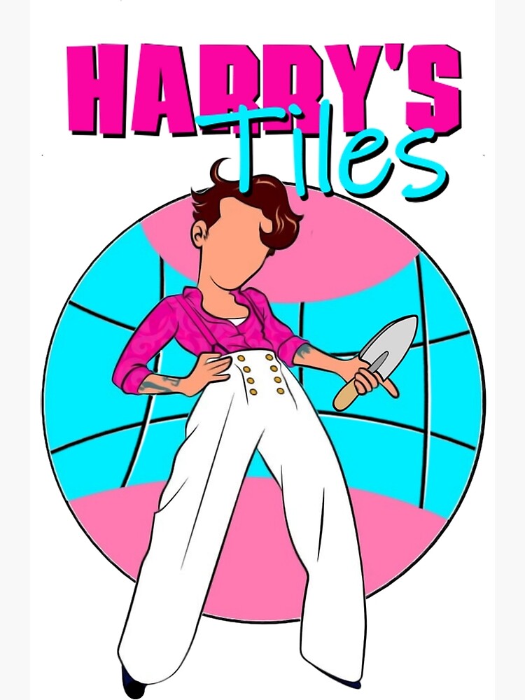 "Harry Styles Harrys tiles spoof" Poster for Sale by Stedimerch Redbubble