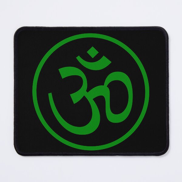 Item preview, Green Aum or Om symbol designed and sold by effervescence.