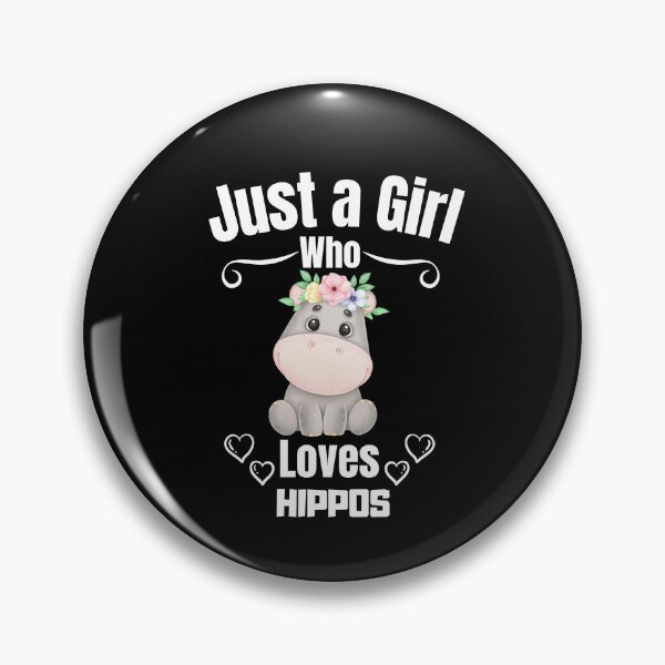 Artikelvorschau, Just a Girl Who loves Hippos #03 entworfen und verkauft von WaguinhoTex.