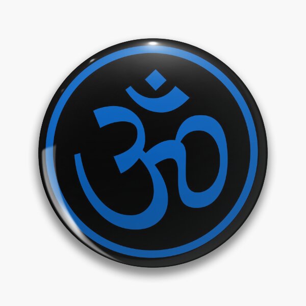 Item preview, Blue Aum or Om symbol designed and sold by effervescence.