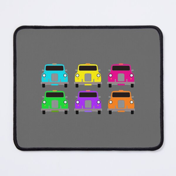 Artikelvorschau, 6 multicoloured London taxi cabs Classic entworfen und verkauft von EnidJohnston.
