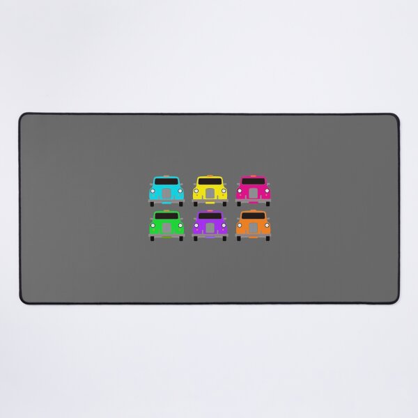 Item preview, 6 multicoloured London taxi cabs Classic designed and sold by EnidJohnston.
