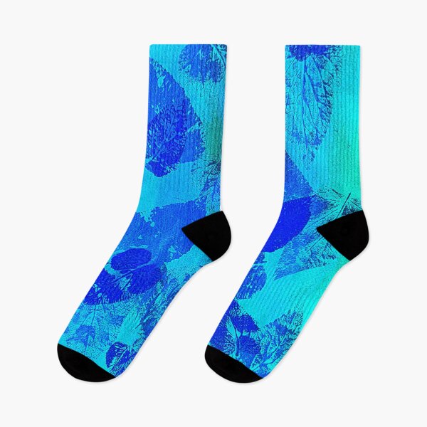 Item preview, Floating leaves Blue on Blue by Kathryn Boundy designed and sold by OB-Studio.