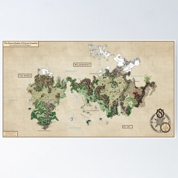 Item preview, The Known Realms of Eastern Exandria: Tal'dorei and Wildemount designed and sold by DGthenew1D.