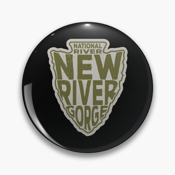 Artikelvorschau, New River Gorge National River Name Arrowhead Sticker entworfen und verkauft von verarheaf9.